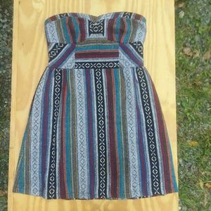 Boho Strapless Frock